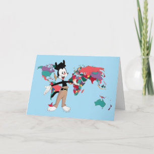 Animaniacs   Yakko's World Map Graphic Karte