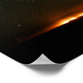 Animas Mountain on Fire Poster (Ecke)