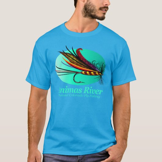 Animas River (Fliege) T-Shirt (Vorderseite)