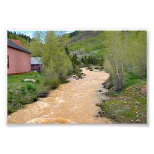 Animas River in Silverton, Colorado Fotodruck