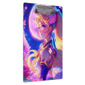 Animated Ai Generated Girl Klemmbrett (Rechts)