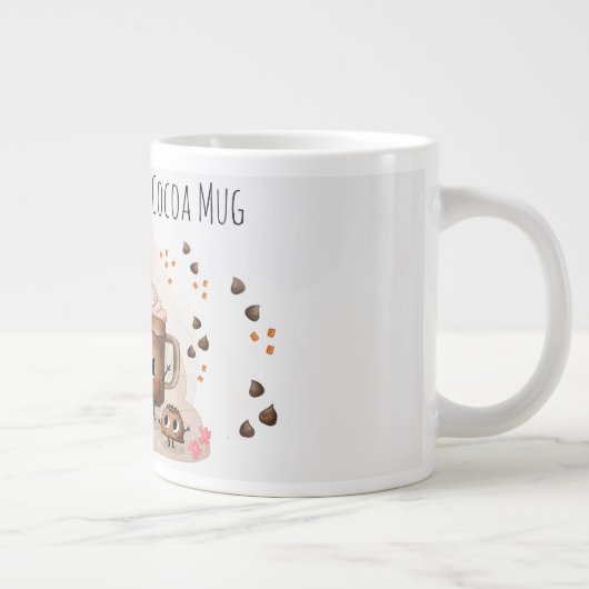 Animated Cocoa Companions Bring Joy to the Season Jumbo-Tasse (Rechts)