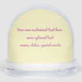 ANIMATED DRUNK DRUCK SNOW GLOBE SCHNEEKUGELN (Rückseite)