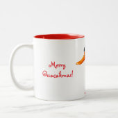 Animated Duck Christmas Tasse (Links)