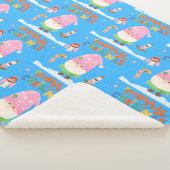 Animated Gnome Frohe Weihnachten Sherpadecke (3/4)