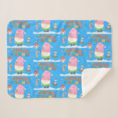 Animated Gnome Frohe Weihnachten Sherpadecke (Vorderseite (Horizontal))
