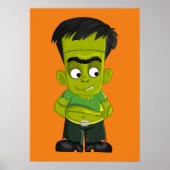 Animated Halloween Frankenstein Poster (Vorne)
