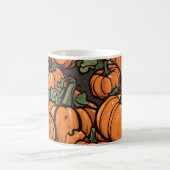 Animated Niedlich Pumpkin Minimalistischen Fall Ha Kaffeetasse (Mittel)