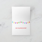 Animated Pekin Christmas Duck Karte (Innenseite)