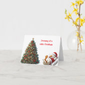 Animated Pekin Christmas Duck Karte (Gelbe Blume)