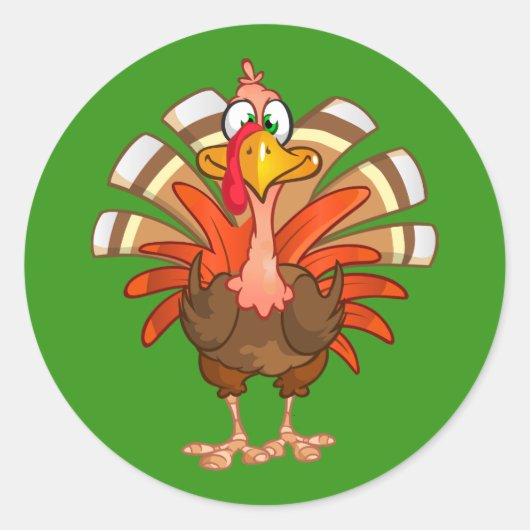 Animated Turkey Stickers (Vorderseite)