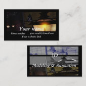 Animation 3D und Modellieren Visitenkarte (Vorne/Hinten)