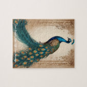 Animation Boho Pfau Puzzle (Horizontal)