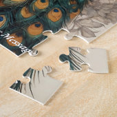 Animation Boho Pfau Puzzle (Seite)