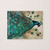 Animation Boho Pfau Puzzle (Horizontal)