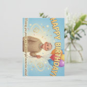 Animation style Birthday Card for Grandparents. Einladung (Stehend Vorderseite)