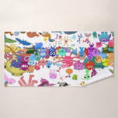 Animation von Cartoon - Autismus Badehandtuch (Badehandtuch)