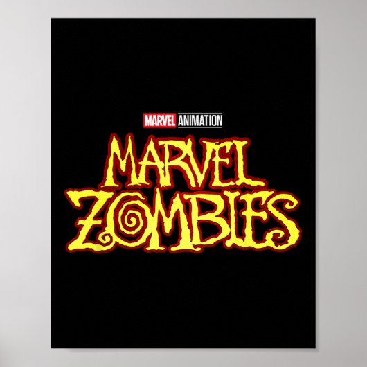 Animation Zombies Tv Series Logo Poster (Vorne)