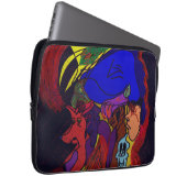 Animations-Collage-Elektronik-Tasche Laptopschutzhülle (Vorne Rechts)