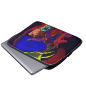 Animations-Collage-Elektronik-Tasche Laptopschutzhülle (Vorne Knopf)