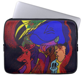 Animations-Collage-Elektronik-Tasche Laptopschutzhülle