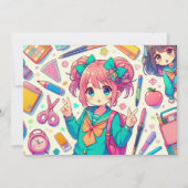 Animationsstudent Feiertagskarte (Vorderseite)