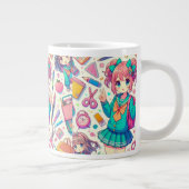 Animationsstudent Jumbo-Tasse (Rechts)
