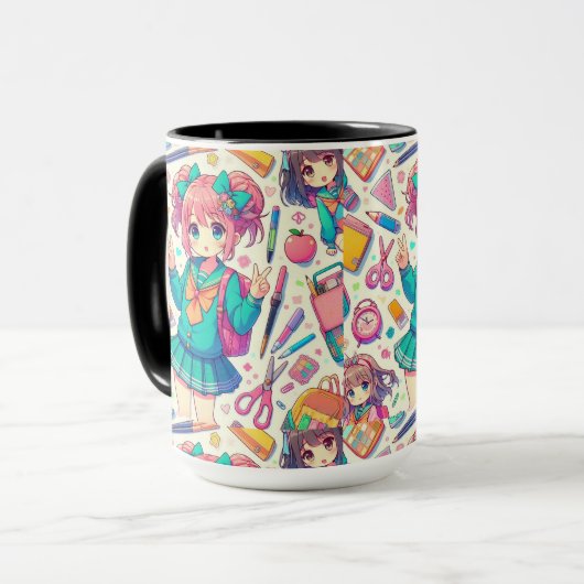 Animationsstudent Tasse (Vorderseite Links)