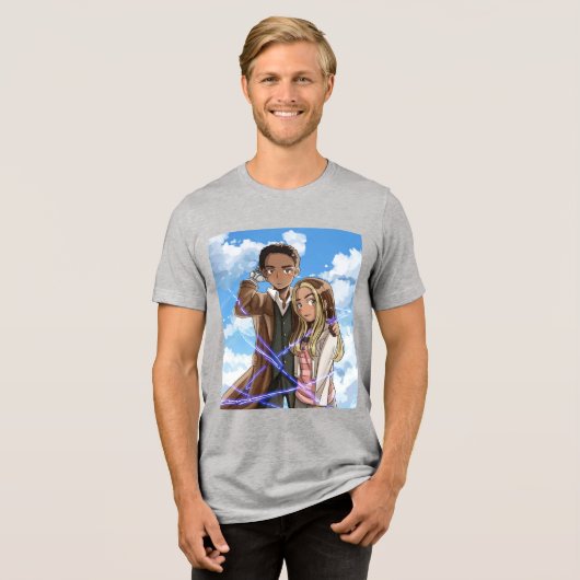 ANIMATISIERUNG Tri-Blend SHIRT (Vorderseite voll)