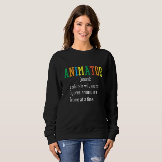Animator-Beschreib Sweatshirt (Vorne ganz)