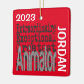 Animator Extraordinaire CUSTOM Keramikornament (Links)