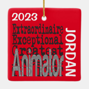 Animator Extraordinaire CUSTOM Keramikornament
