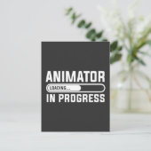 Animator im Studium Postkarte (Stehend Vorderseite)