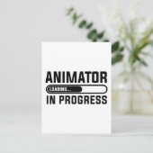 Animator im Studium Postkarte (Stehend Vorderseite)