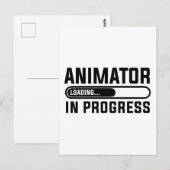 Animator im Studium Postkarte (Vorne/Hinten)