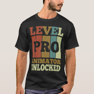 Animator Pro Entsperrt Vintagen Stil einzigartig T-Shirt