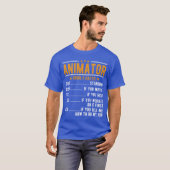 Animator Stundensätze Mädchen T-Shirt (Vorne ganz)