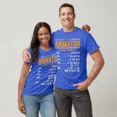 Animator Stundensätze Mädchen T-Shirt (Unisex)