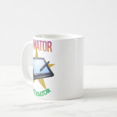 Animator - The Creator Coffee Mug Kaffeetasse (Vorderseite Links)