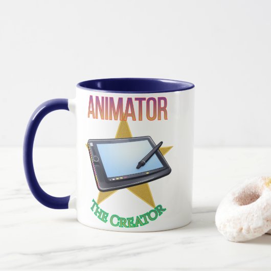 Animator - The Creator Combo Mug Tasse (Mit Donut)