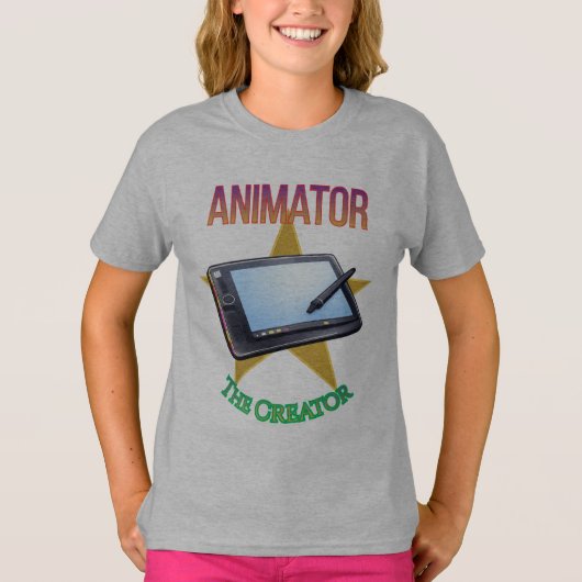 Animator - The Creator Girl's T-Shirt (Vorderseite)