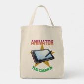Animator - The Creator Grocery Bag Tragetasche (Rückseite)