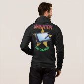 Animator - The Creator Men's Dark Zip Hoodie (Schwarz voll)