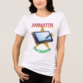 Animator - The Creator Women's Bella+Canvas Tri-Blend Shirt (Vorderseite)