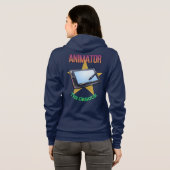 Animator - The Creator Women's Dark Zip Hoodie (Schwarz voll)