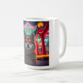 Anime Akita Kaffeetasse (VorderseiteRechts)
