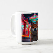 Anime Akita Kaffeetasse (Vorderseite Links)