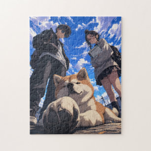 Anime Akita Puzzle