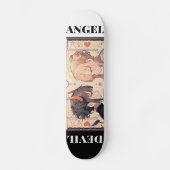 Anime Angel Devil Deck, Room Wall Art Skateboard (Vorderseite)