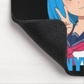 Anime Anytime Anywhere Anime Girl Mousepad (Ecke)